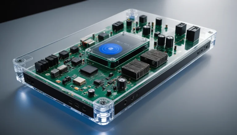 console en plexiglas